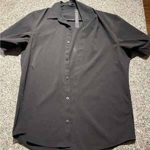 lululemon athletica Black Casual Button Down Shirt